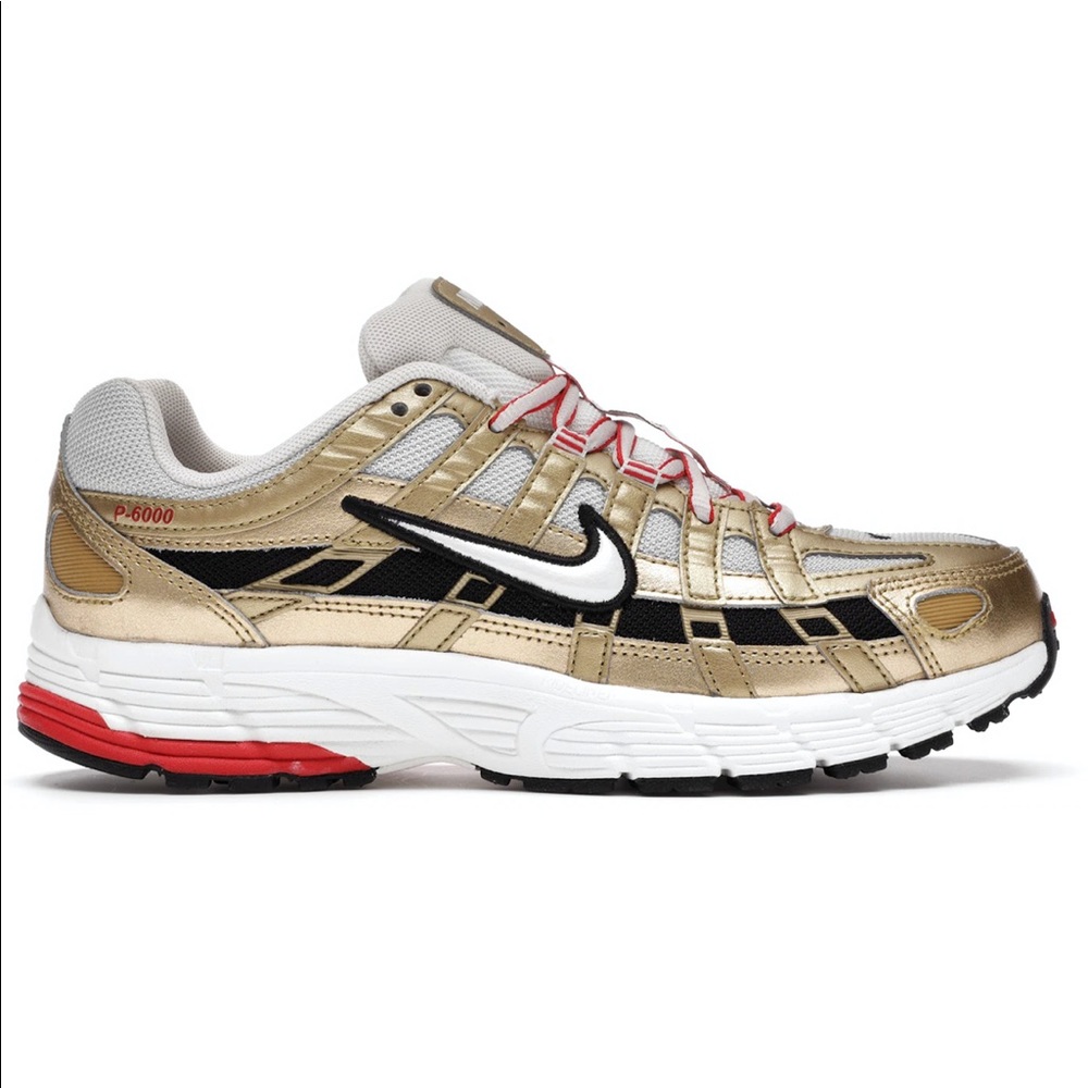Nike p-6000 metallic gold
